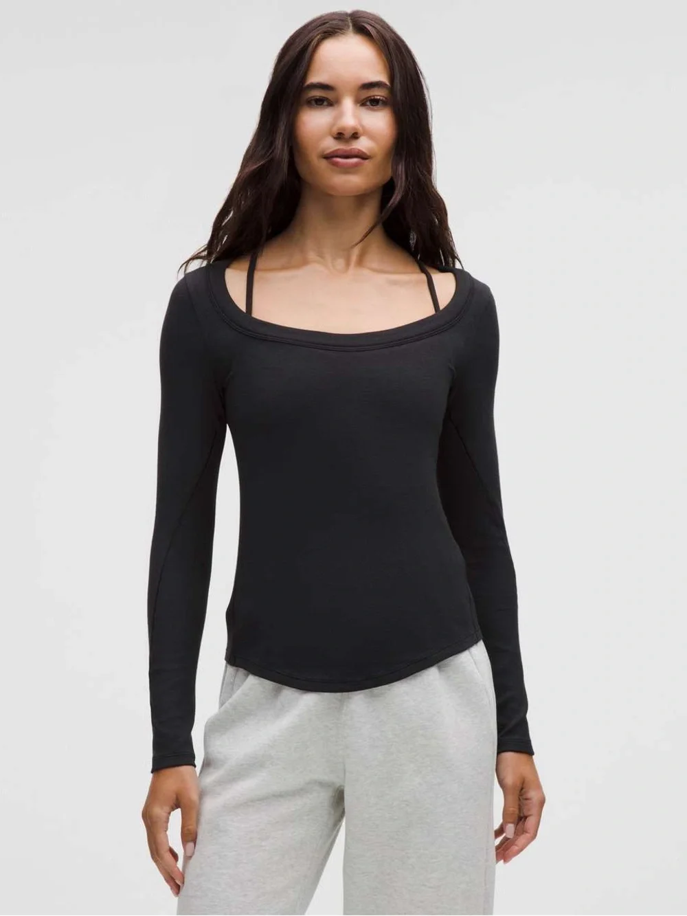 Lululemon Hold Tight Scoop-Neck Long-Sleeve Shirt